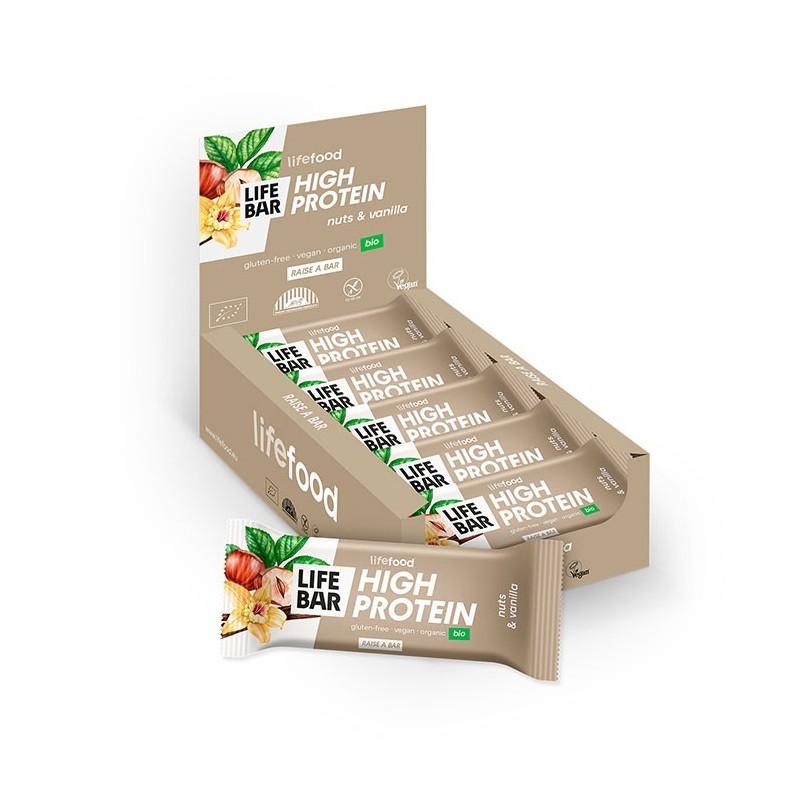 LifeBar alla Vaniglia e Nocciole HighProtein 40g | LifeFood